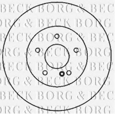 BBD5179 BORG+%26+BECK Brake System Brake Disc