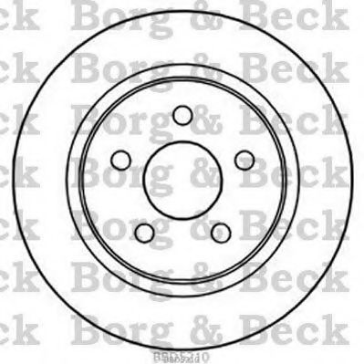 BBD5210 BORG+%26+BECK Brake System Brake Disc
