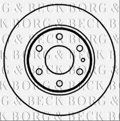 BBD5253 BORG+%26+BECK Brake System Brake Disc