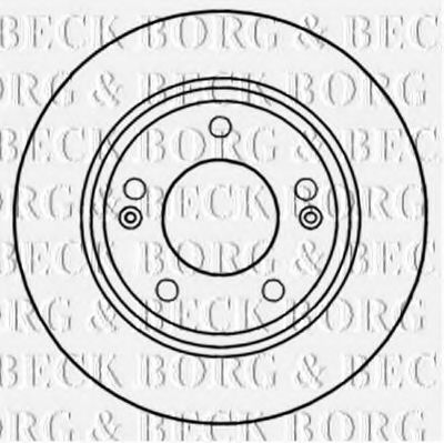 BBD5257 BORG+%26+BECK Brake System Brake Disc