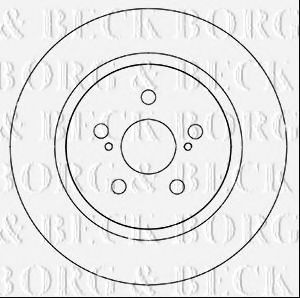 BBD5346 BORG+%26+BECK Brake System Brake Disc