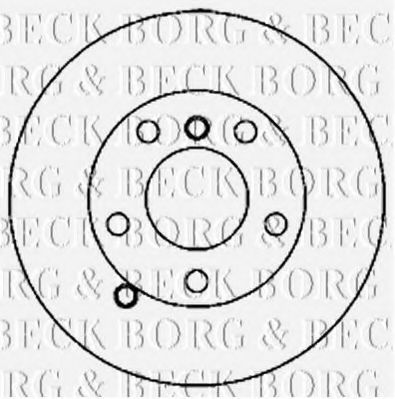 BBD5820S BORG+%26+BECK Brake Disc