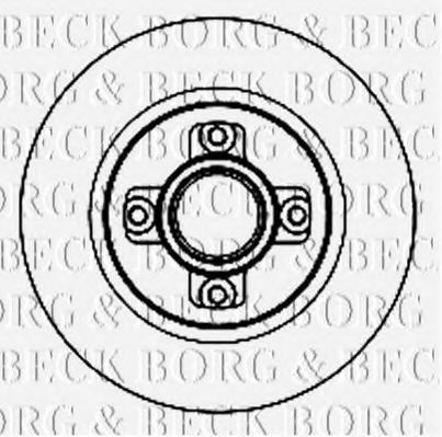 BBD5842S BORG+%26+BECK Brake System Brake Disc
