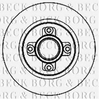 BBD5940S BORG+%26+BECK Brake Disc