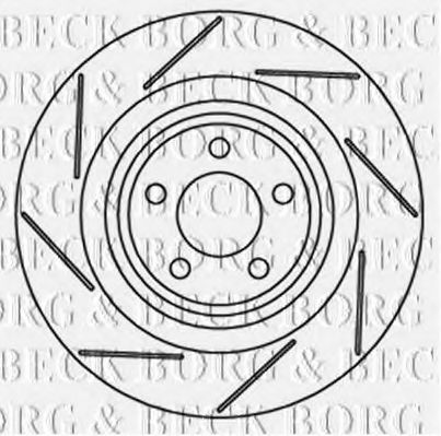 BBD6007S BORG+%26+BECK Brake System Brake Disc