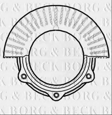 BBD6021S BORG & BECK Brake Disc