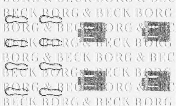 BBK1001 BORG+%26+BECK Brake System Accessory Kit, disc brake pads