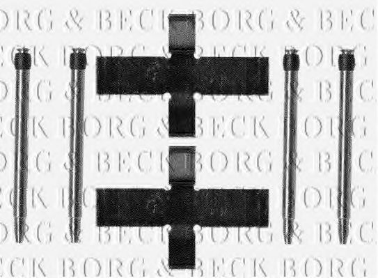 BBK1007 BORG+%26+BECK Accessory Kit, disc brake pads