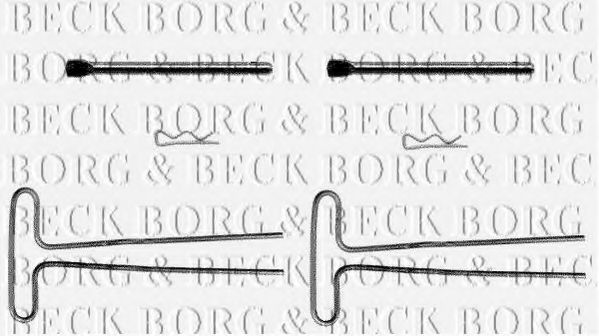 BBK1019 BORG+%26+BECK Accessory Kit, disc brake pads