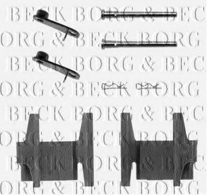 BBK1021 BORG+%26+BECK Accessory Kit, disc brake pads