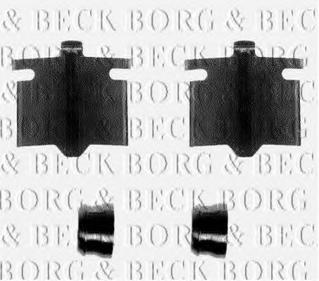 BBK1046 BORG+%26+BECK Accessory Kit, disc brake pads