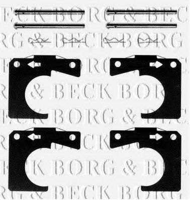 BBK1063 BORG+%26+BECK Accessory Kit, disc brake pads