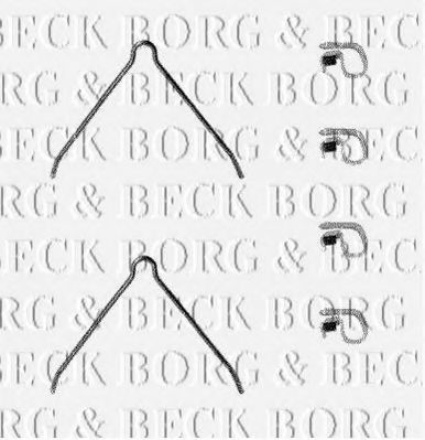 BBK1077 BORG+%26+BECK Accessory Kit, disc brake pads