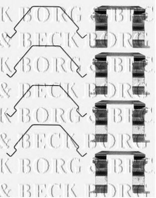 BBK1083 BORG+%26+BECK Brake System Accessory Kit, disc brake pads