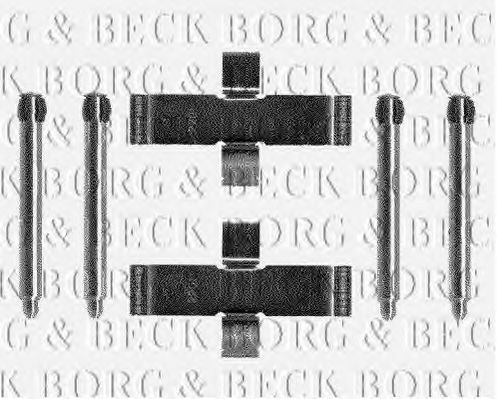 BBK1089 BORG+%26+BECK Accessory Kit, disc brake pads