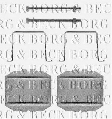 BBK1102 BORG+%26+BECK Подвеска колеса Комплект подшипника ступицы колеса
