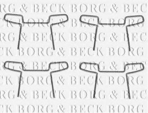 BBK1113 BORG+%26+BECK Brake System Accessory Kit, disc brake pads