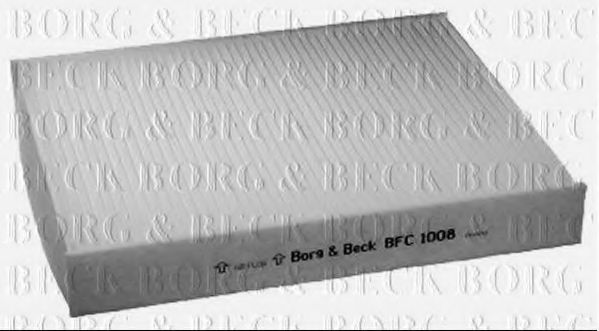 BFC1008 BORG+%26+BECK Filter, interior air