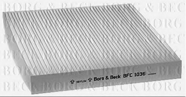 BFC1036 BORG+%26+BECK Filter, interior air