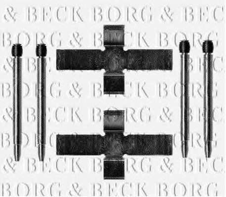 BBK1129 BORG+%26+BECK Accessory Kit, disc brake pads