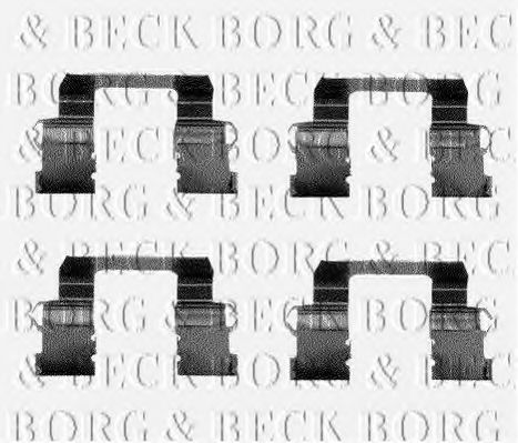 BBK1144 BORG+%26+BECK Brake System Accessory Kit, disc brake pads