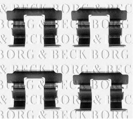 BBK1148 BORG+%26+BECK Accessory Kit, disc brake pads