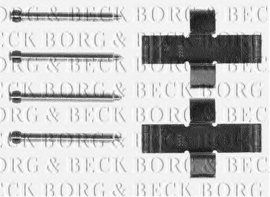 BBK1175 BORG+%26+BECK Accessory Kit, disc brake pads