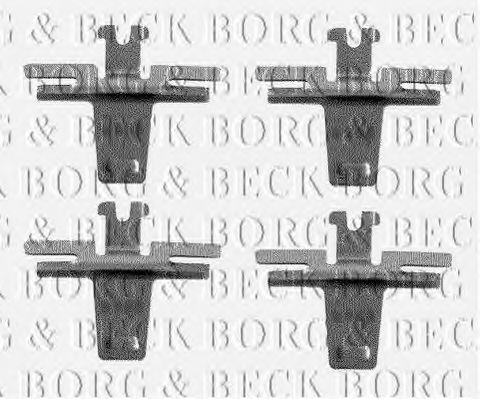 BBK1183 BORG+%26+BECK Brake System Accessory Kit, disc brake pads