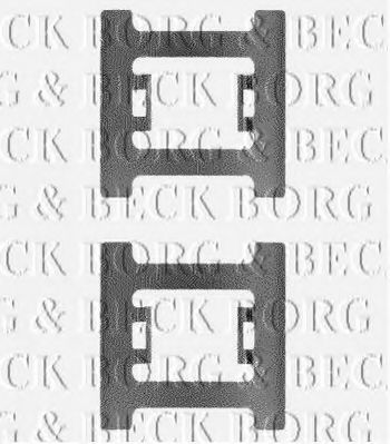 BBK1196 BORG+%26+BECK Brake System Accessory Kit, disc brake pads