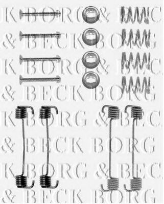BBK6006 BORG+%26+BECK Accessory Kit, disc brake pads