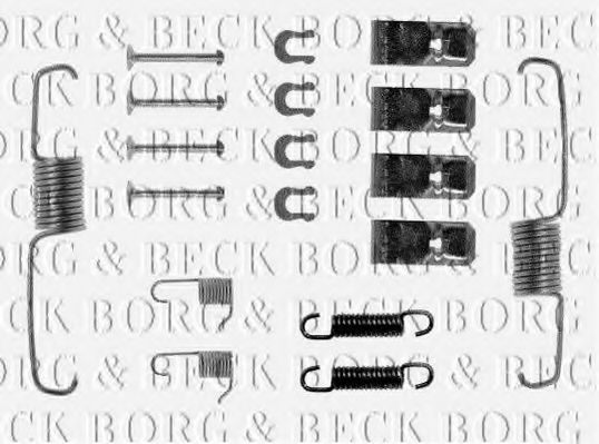 BBK6014 BORG+%26+BECK Brake System Accessory Kit, disc brake pads