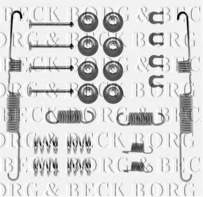 BBK6015 BORG+%26+BECK Accessory Kit, disc brake pads