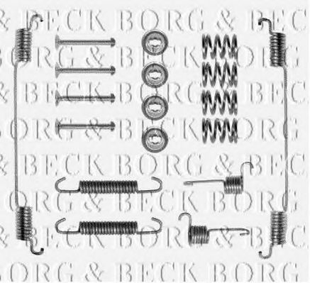 BBK6019 BORG+%26+BECK Accessory Kit, disc brake pads