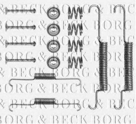 BBK6085 BORG+%26+BECK Accessory Kit, disc brake pads