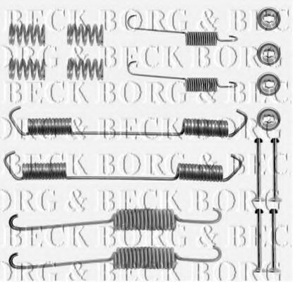 BBK6105 BORG+%26+BECK Accessory Kit, disc brake pads