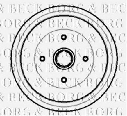 BBR7003 BORG+%26+BECK Bremstrommel