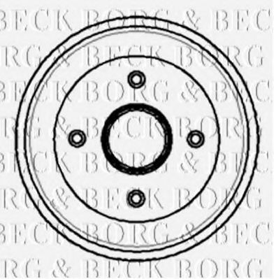 BBR7065 BORG+%26+BECK Bremstrommel