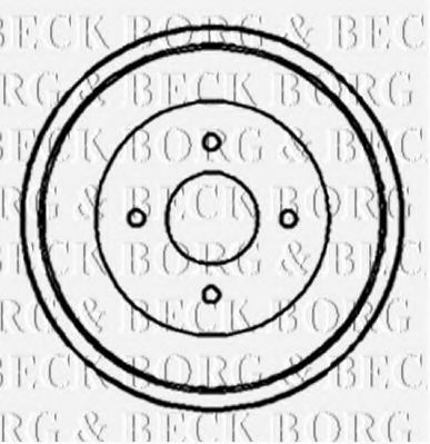 BBR7090 BORG+%26+BECK Bremstrommel