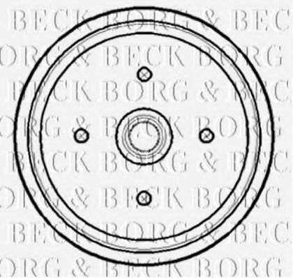 BBR7174 BORG+%26+BECK Brake Drum