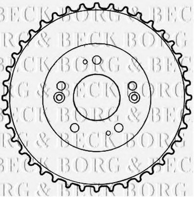 BBR7192 BORG+%26+BECK Bremstrommel