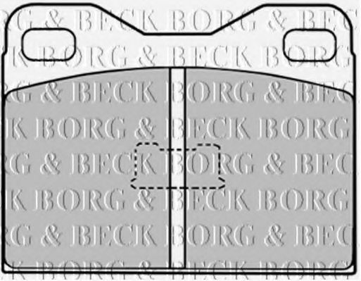 BBP1006 BORG+%26+BECK Brake Pad Set, disc brake