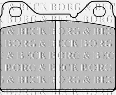 BBP1007 BORG+%26+BECK Brake Pad Set, disc brake
