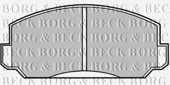 BBP1009 BORG+%26+BECK Brake Pad Set, disc brake