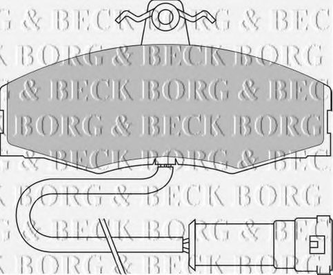 BBP1060 BORG+%26+BECK Brake Pad Set, disc brake