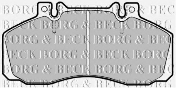 BBP1121 BORG+%26+BECK Brake Pad Set, disc brake