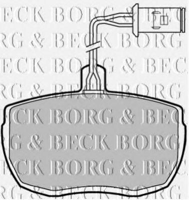 BBP1320 BORG+%26+BECK Bremsbelagsatz, Scheibenbremse