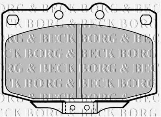 BBP1323 BORG+%26+BECK Brake Pad Set, disc brake