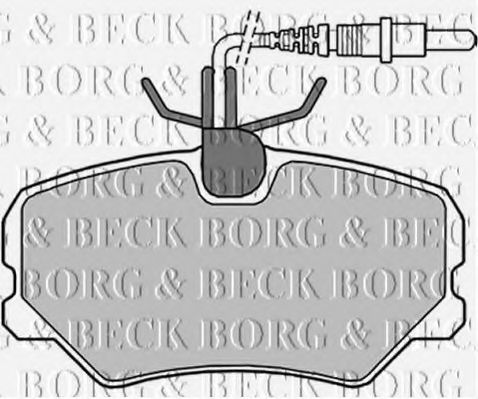 BBP1346 BORG+%26+BECK Brake Pad Set, disc brake