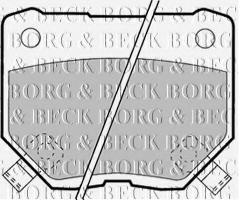 BBP1349 BORG+%26+BECK Brake Pad Set, disc brake
