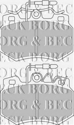 BBP1403 BORG+%26+BECK Brake Pad Set, disc brake